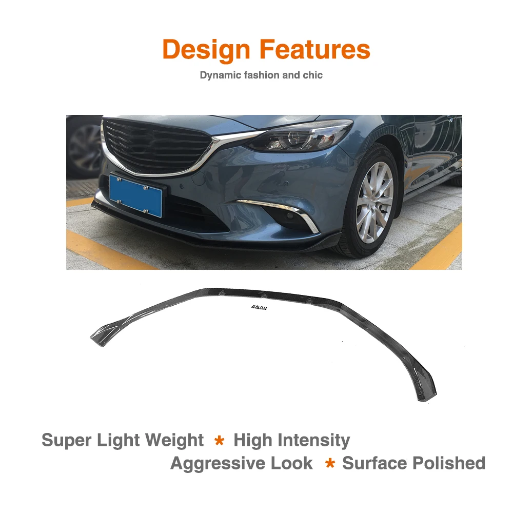 Карбоновый спойлер для Mazda 6 Atenza Sedan 4 двери 2017 GX GT GS I детали тюнинга спортивных