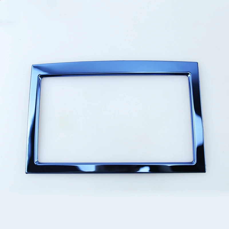 Stainless blue Навигационная панель, декоративная рамка, блестящая накладка, внутреннее украшение, автомобильные аксессуары для kia sportage 3 - Цвет: Stainless blue
