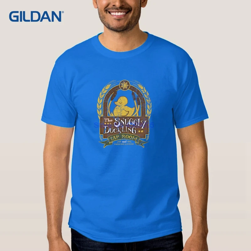 Напиток Пинта утенок ожидающий рубашка для Для мужчин 2018 купить футболку дышащая