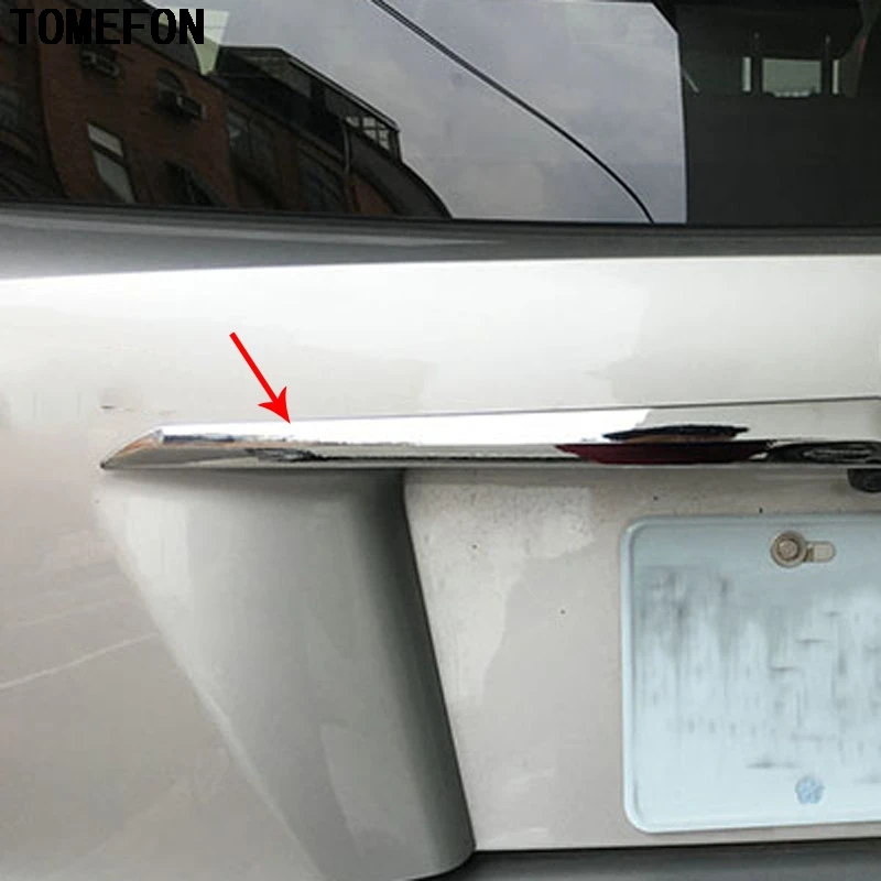 TOMEFON 2 шт. для Toyota Prius XW50 2016 2017 экстерьер ABS Задняя Крышка багажника рамка Накладка