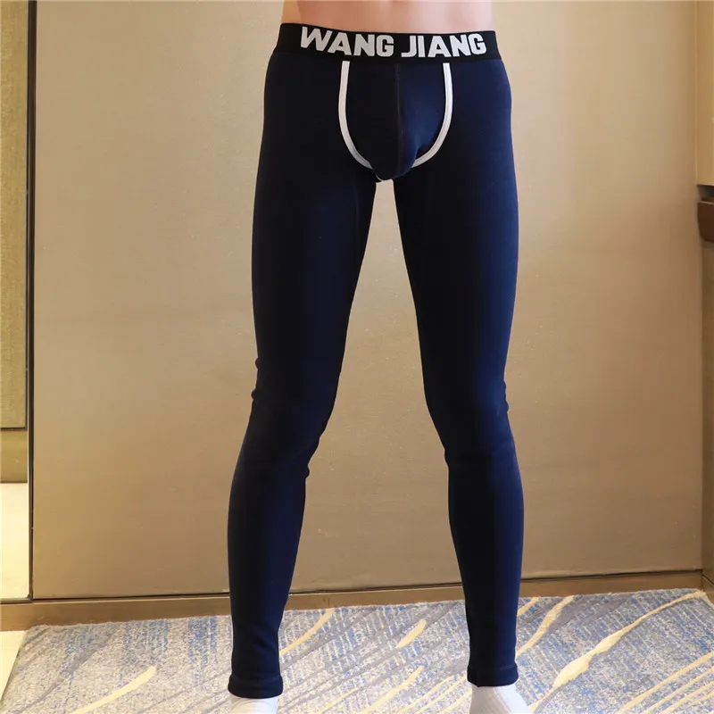 2018 New winter thermal underwear pajama pants Sexy warm sleep bottoms Winter men mens nightwear | Мужская одежда