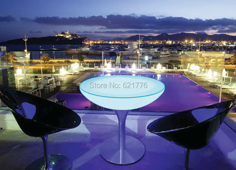 D80 H110 толстый светодиодный журнальный столик гостиной уникальный дизайн стола