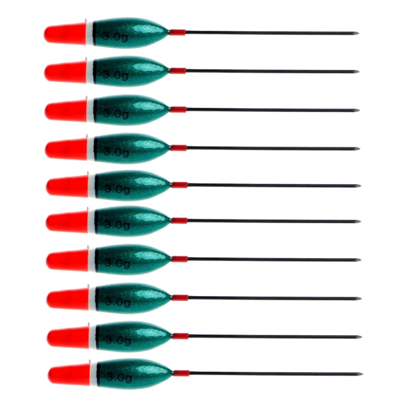 10 шт деревянные Рыболовные Поплавки бак вертикальный буй длинный хвост снасти