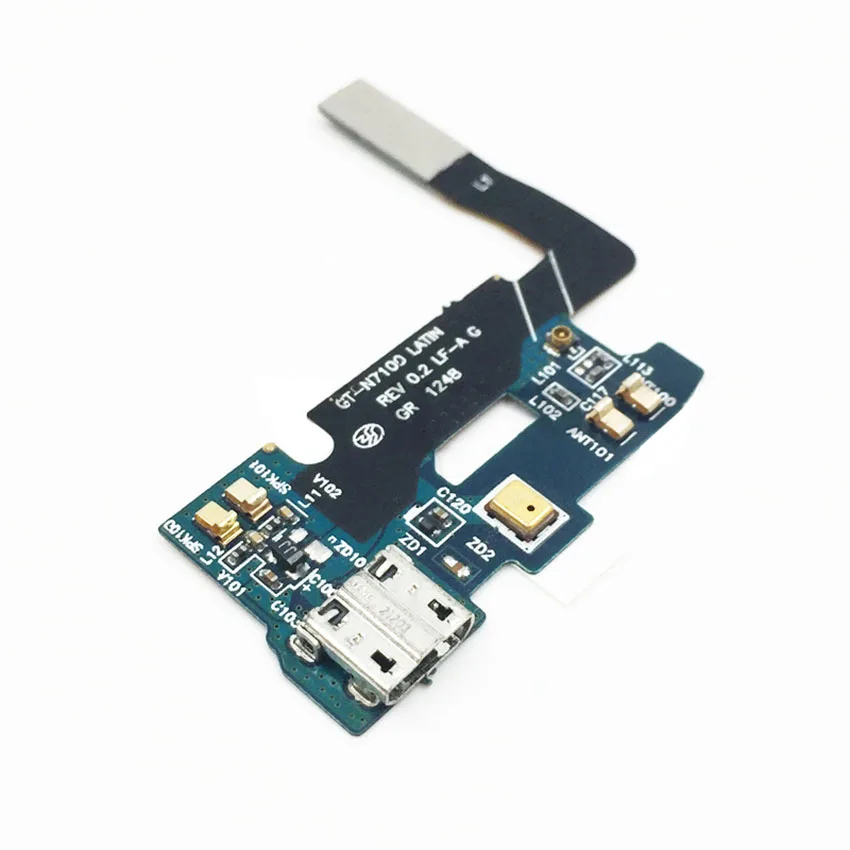 Высококачественный USB разъем для зарядного порта гибкий кабель Samsung Galaxy Note 2 N7100