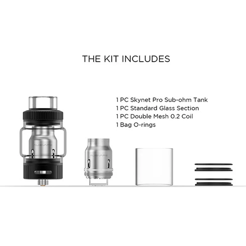 Атомайзер Augvape Skynet Pro атомайзер 25 мм 7 1 мл 0 15 сетчатая катушка тройные