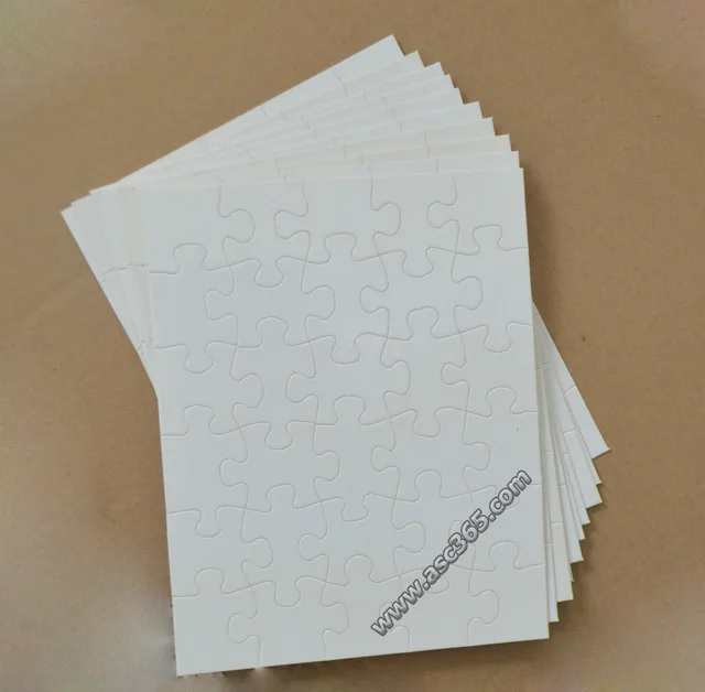 Пустые Пазлы 20 шт. прямоугольные головоломки размером дюйма * 30 с предварительно