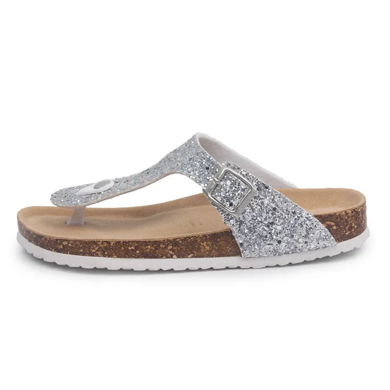 Шлепанцы унисекс на пробке ортопедические без застежки повседневные