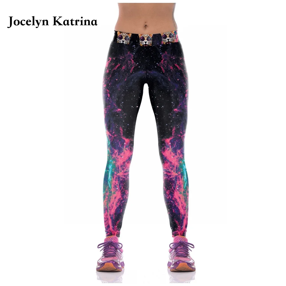 3D печатных Для женщин полный Длина Йога тренировки Леггинсы тонкие Капри
