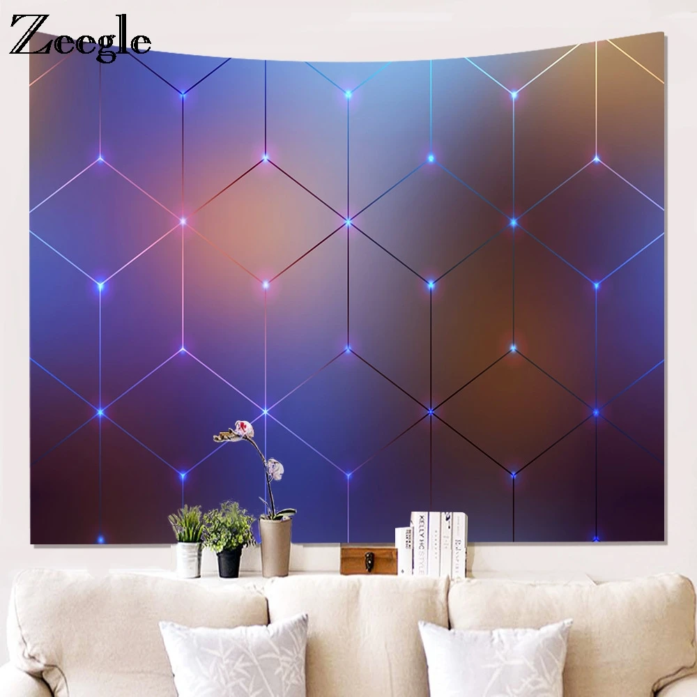 

Zeegle абстрактный настенный гобелен, пляжное полотенце, коврик для йоги, настенный гобелен для гостиной, гобелен, искусственное ремесло