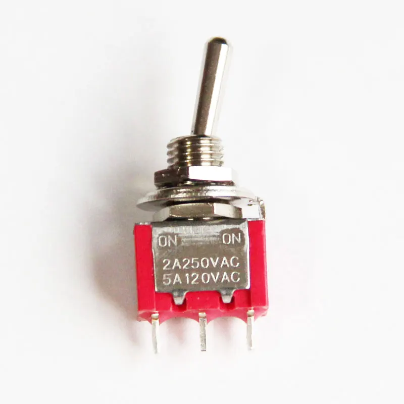 Оптовая продажа 100 шт. MTS 102 на SPDT 2 положения фиксации 2A250VAC 5A120VAC мощность 3pin