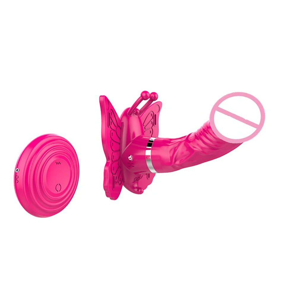 DIBE USB Butterfly Vibrator Sex Toys for Woman Rotation Panties Wearable Wireless Remote Dildo Products | Красота и здоровье