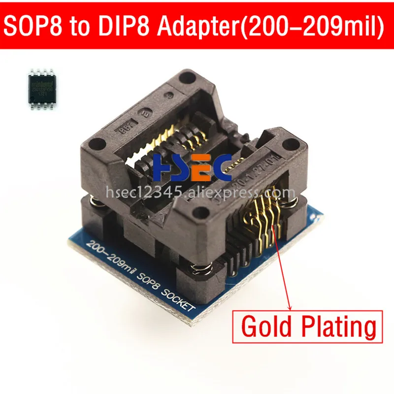 Переходник sop8 sop16-dip8 3 шт. разъем IC для CH341A EZP2010/2013/2019 RT809H/RT809F minipro TL866CS/A TL866II Plus