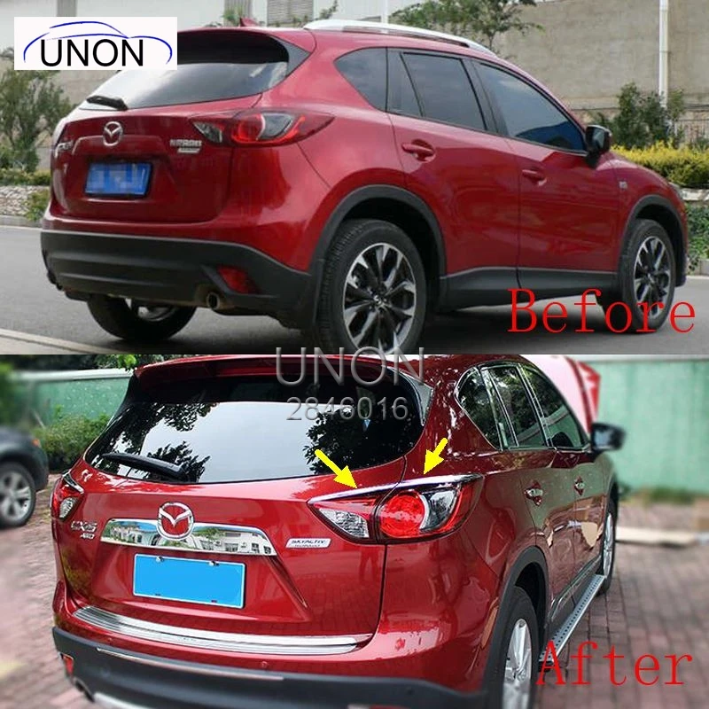 Подходит для 2013 MAZDA CX-5 CX5 хромированный задний светильник, задний светильник, крышка для век, крышка для бровей, декоративная рамка
