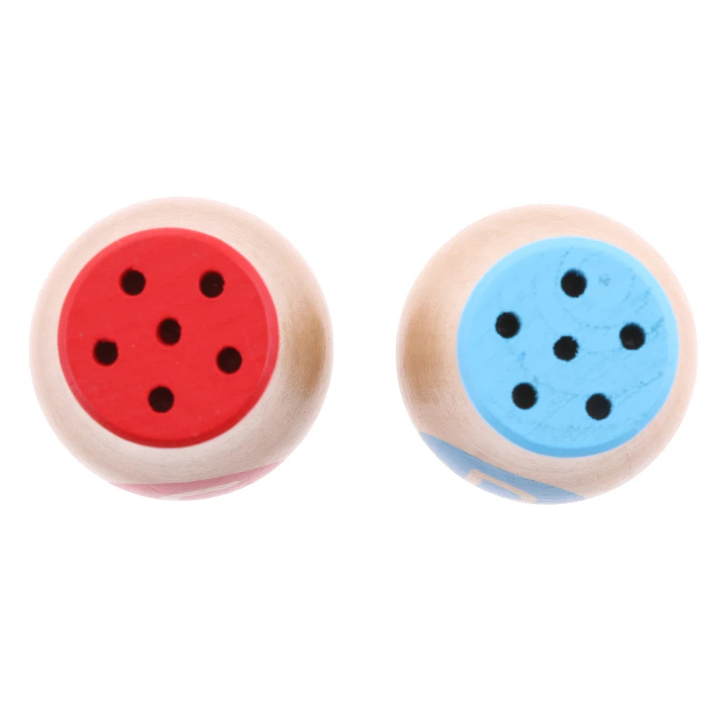 2 шт. ролевые игры баночки для пудры из соли и перца деревянные детские игрушки |