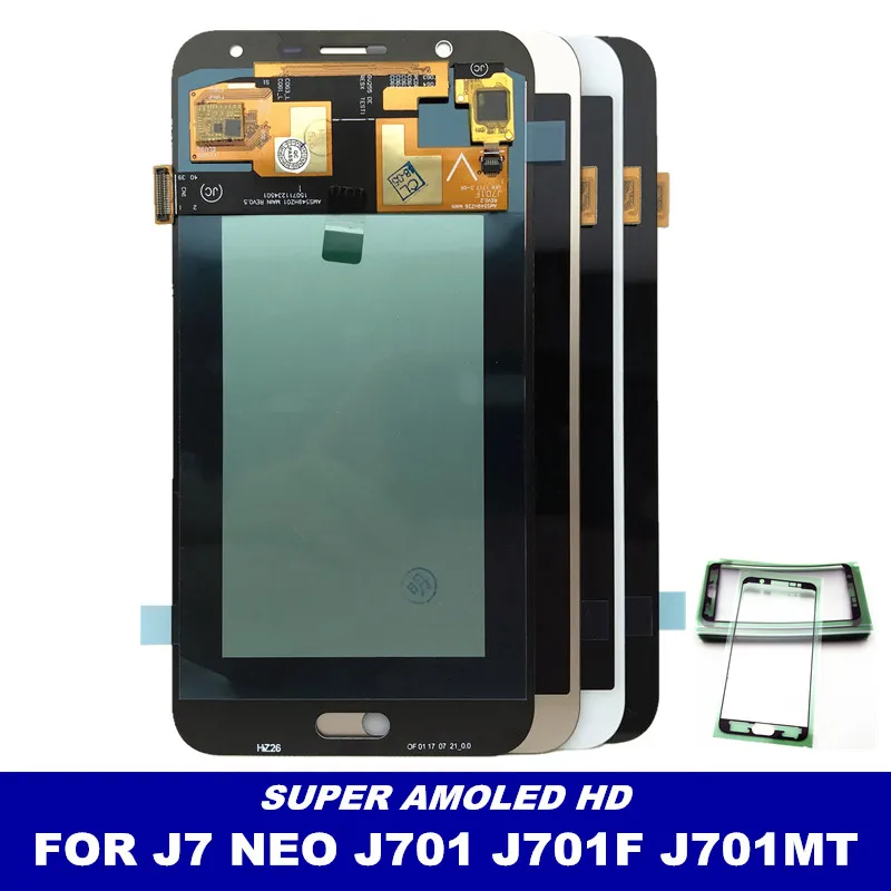 Сменный сенсорный ЖК дисплей для Samsung Galaxy J7 neo J701 J701F J701M J701MT AMOLED телефон экран с