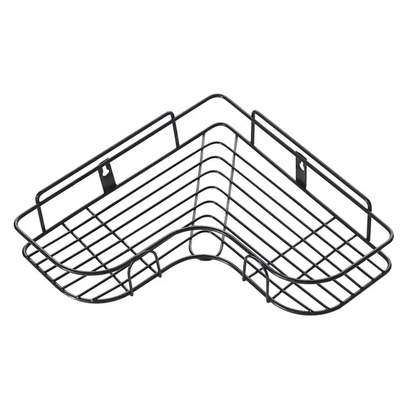 2019 Новая Железная настенная полка органайзер для ванной косметический стеллаж
