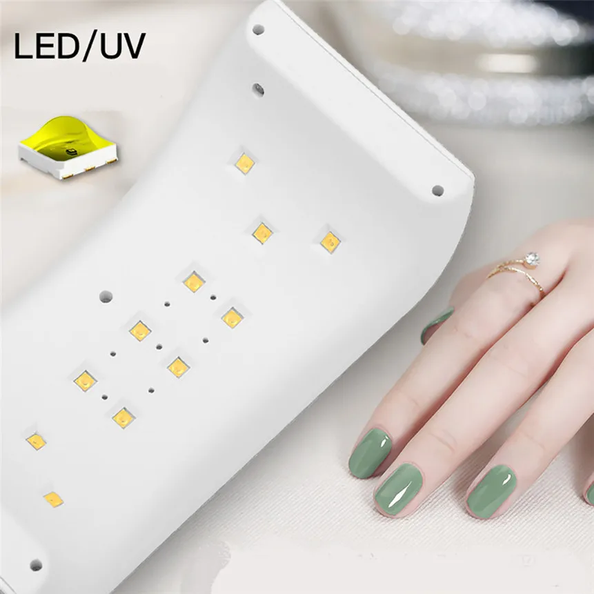 Haicar ногти искусство машина 36W USB УФ гели для ногтей для гелевого маникюра, лечебная лампа светильник для сушки лака для ногтей, Прямая 80327