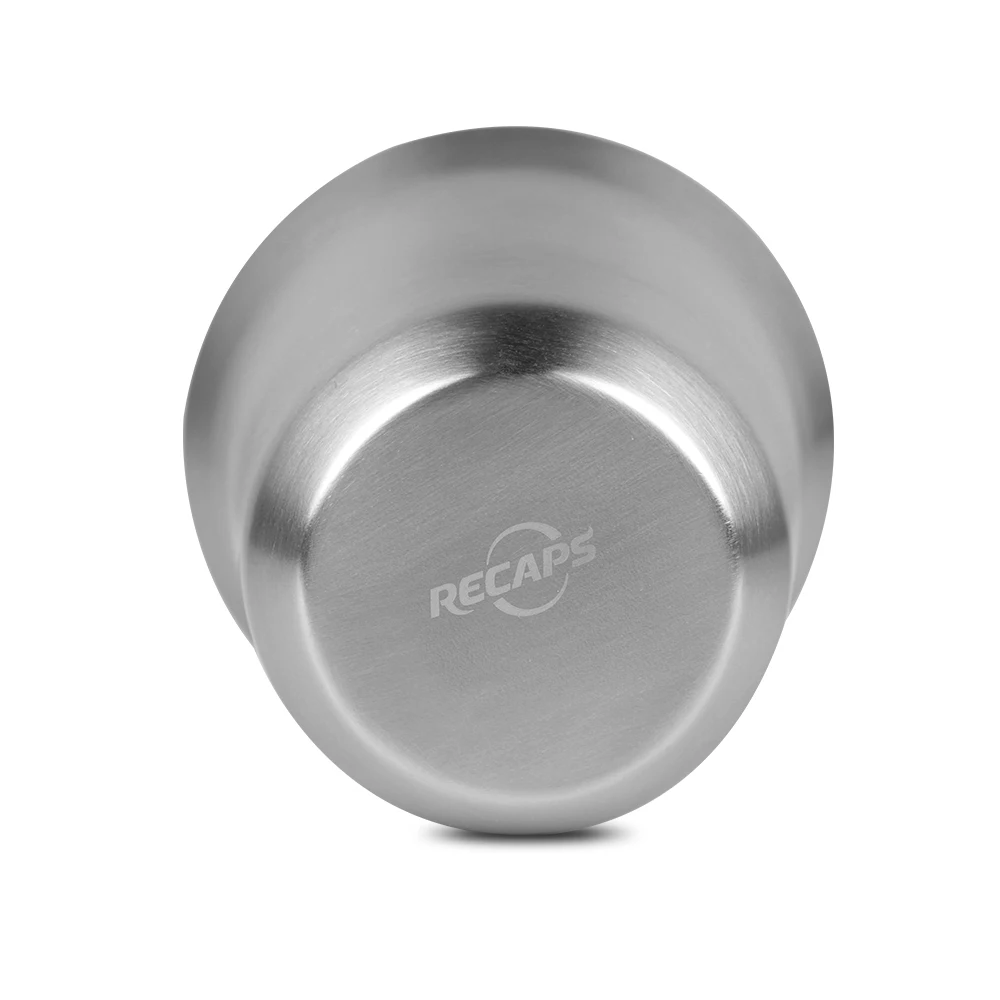 Чашки для эспрессо из нержавеющей стали 170 мл набор 2 упаковки двухстенные чашки