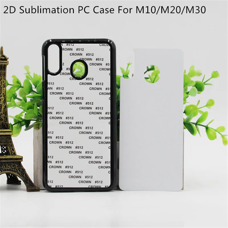 

2D Sublimation Plastic Case For Samsung Galaxy M10 M20 M30 Hard Printed Cover with Aluminum Metal Sheet 10pcs wholesale