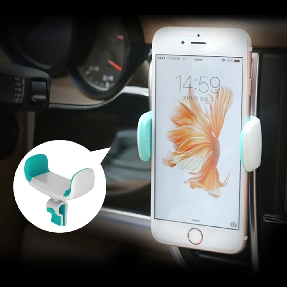 Черный держатель на вентиляционное отверстие автомобиля подставка для