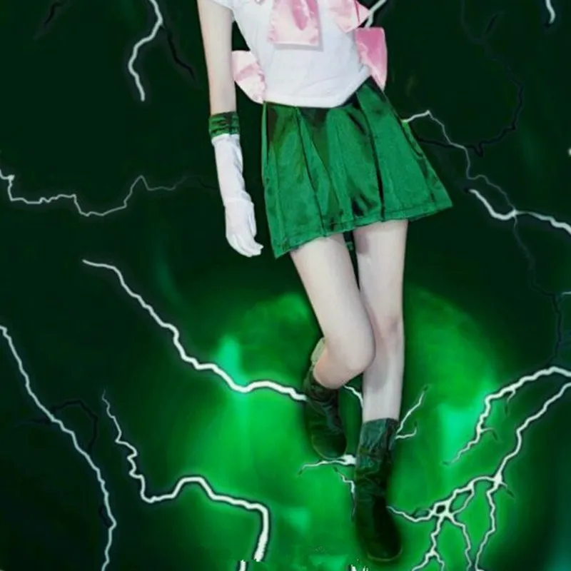 Аниме Сейлор Мун Юпитер Макото Кино обувь косплей костюмы для взрослых мужчин