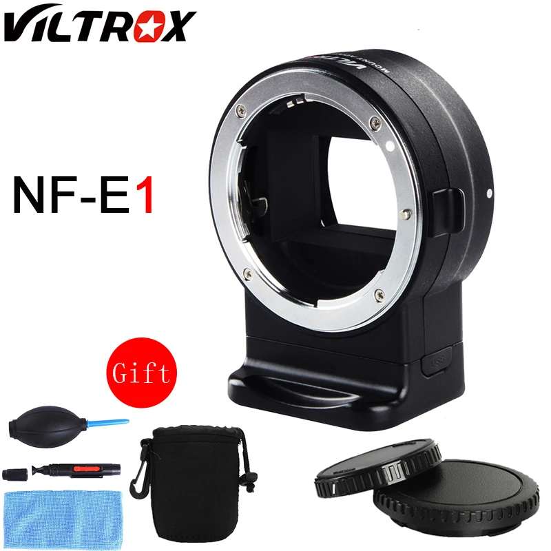 Viltrox NF E1 AF Автофокус EXIF сигнальный объектив адаптер кольцевая трубка для Nikon F Sony E