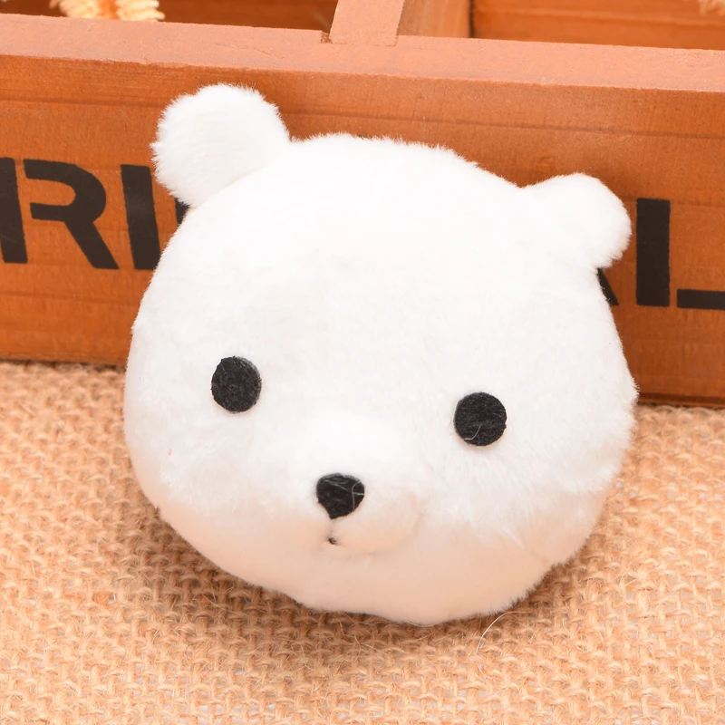 Заколки для волос в стиле аниме косплея шпильки с белым и черным медведем