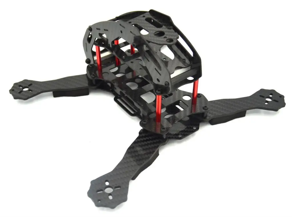 RC самолет Robocat 270 мм Мини 4 осевой полный карбоновый гоночный мини Квадрокоптер