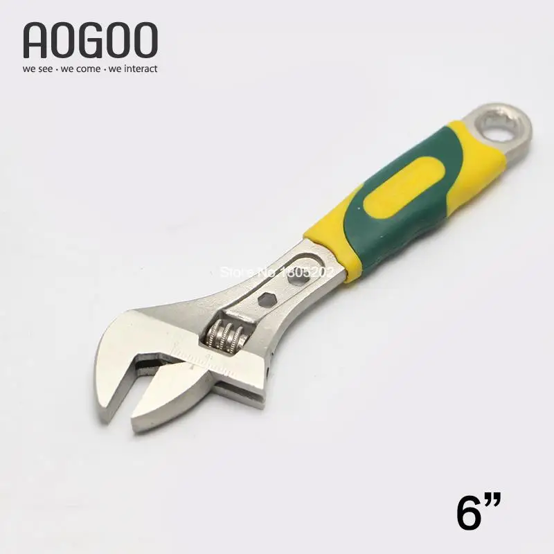 Регулируемый ключ многофункциональный гаечный из углеродистой стали 6 дюймов 150