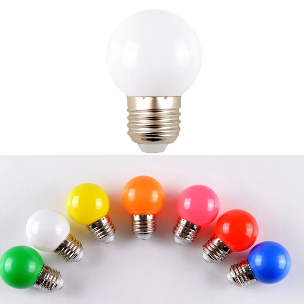 G45 светодиодный светильник E27 3 Вт 220 В 8 цветов ночник настольная лампа для спальни