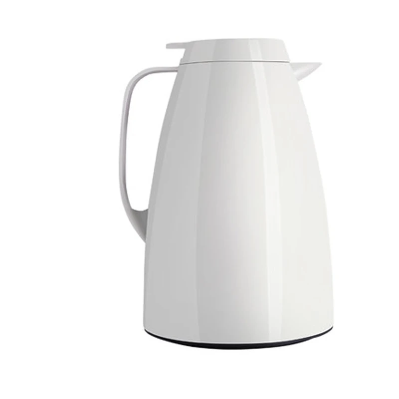 White Thermos Pot Термос-колба 1,5 л с двойными стенками, стеклянная подкладка, термоизоляционный горшок, чайник для кофе, чая, кухни, бара, бутылки для горячей воды, термос-колба - Цвет: White Thermos Pot