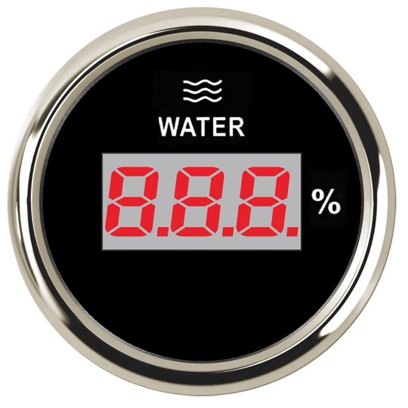 Цифровой измеритель уровня воды 52 мм 0-190 Ом 240-33 9-32 В для морского автомобиля лодки