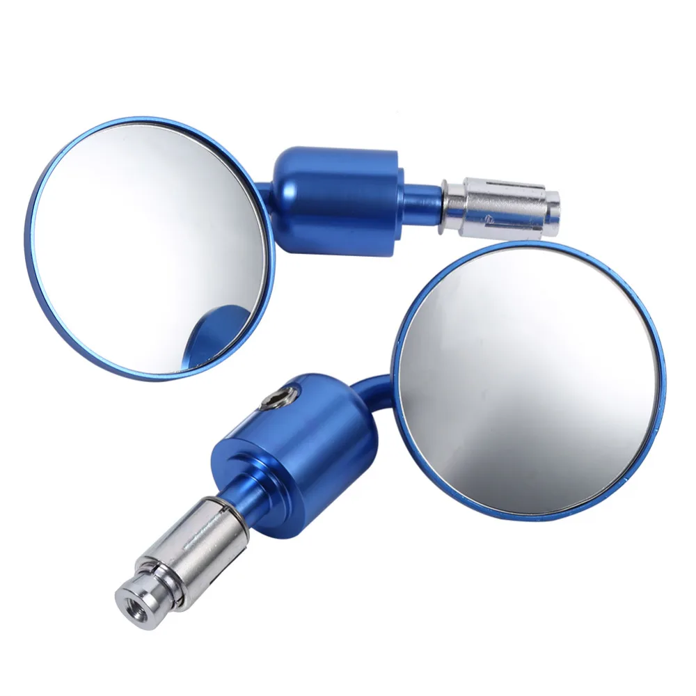 1 Pair 7/8&quot Motorcycle Rearview Mirror Round Handlebar Bar End Rear View Mirrors Bike Motorbike Side Car Accessories | Автомобили и