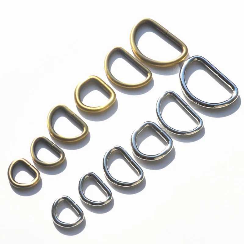 5 шт. d-образная кольцевая пряжка с застежкой-крючком для сумки багажного ремня