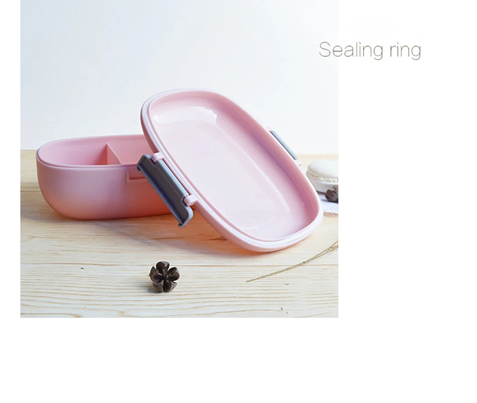 Baispo Microwavable ланч бокс Мода BPA бесплатно Bento box портативный контейнер для хранения еды герметичный ланчбокс для школы и пикника