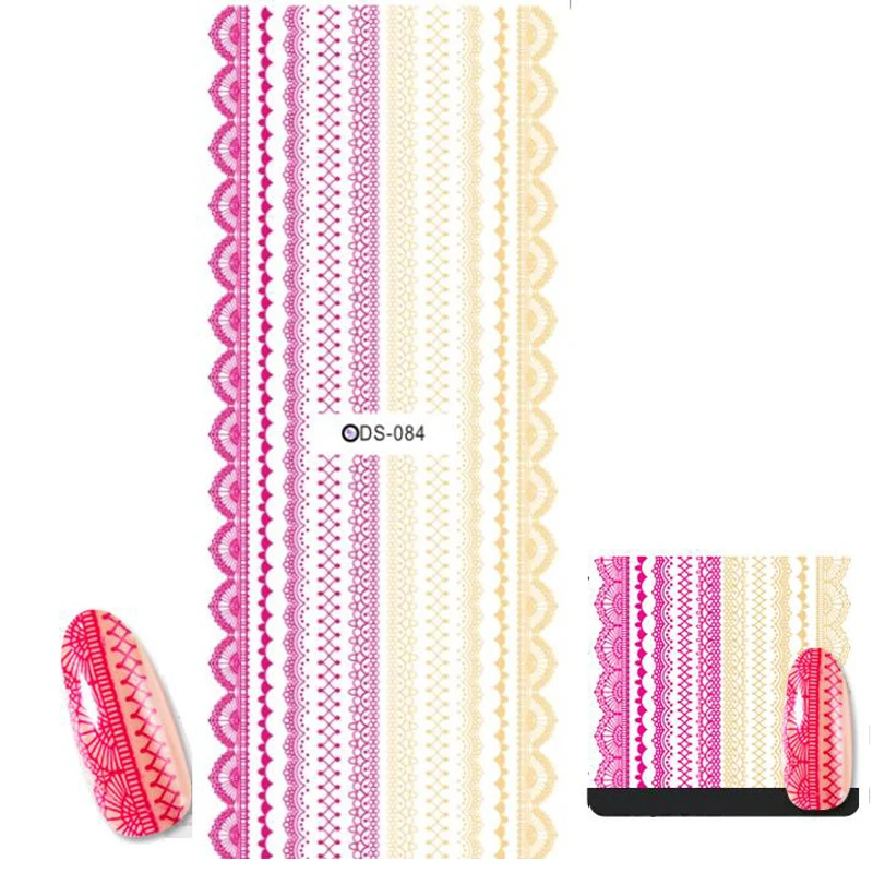 Новые Водные переводные наклейки для ногтей модные с изображением Ханны