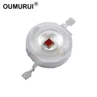 Светодиодная лампа высокой мощности, 100 шт., 1 Вт, желтая 588-590nm 350mA 2,0-2,4 V 30-40LM 42mil Taiwan AOC, бесплатная доставка