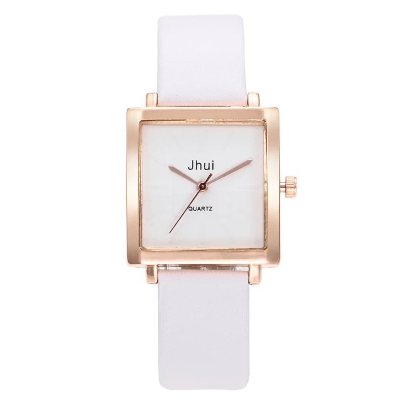 

Top Brand Square Women Bracelet Watch Contracted Leather Crystal WristWatches Women Dress Ladies Quartz Clock Dropshiping