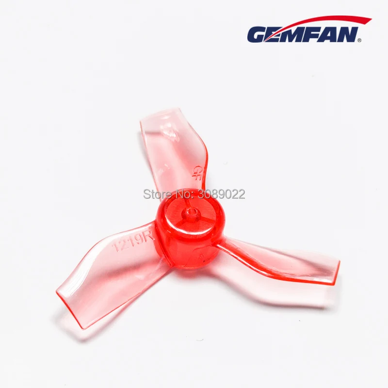 32 шт./16 пар GEMFAN 1219 3 лезвия PC пропеллер 31 мм 0,8 мм/1 мм CW CCW бесщеточный двигатель FPV пропеллеры для 0703-1103 FPV RC Drone
