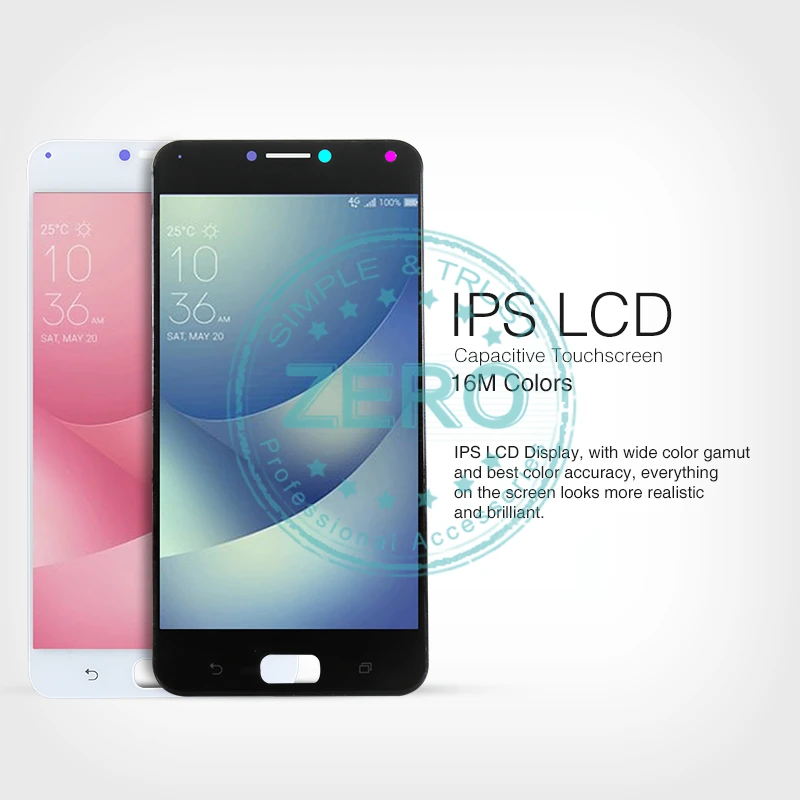Для Asus Zenfone 4 Max ZC554KL ЖК дисплей + рамка сенсорный экран для Pro Plus дигитайзер