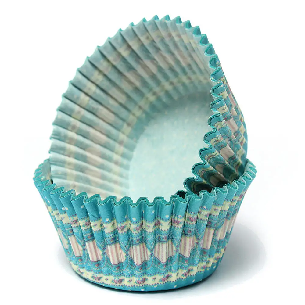 100 Cupcake обертка бумажный торт случае выпечки чашки лайнер Маффин десерт