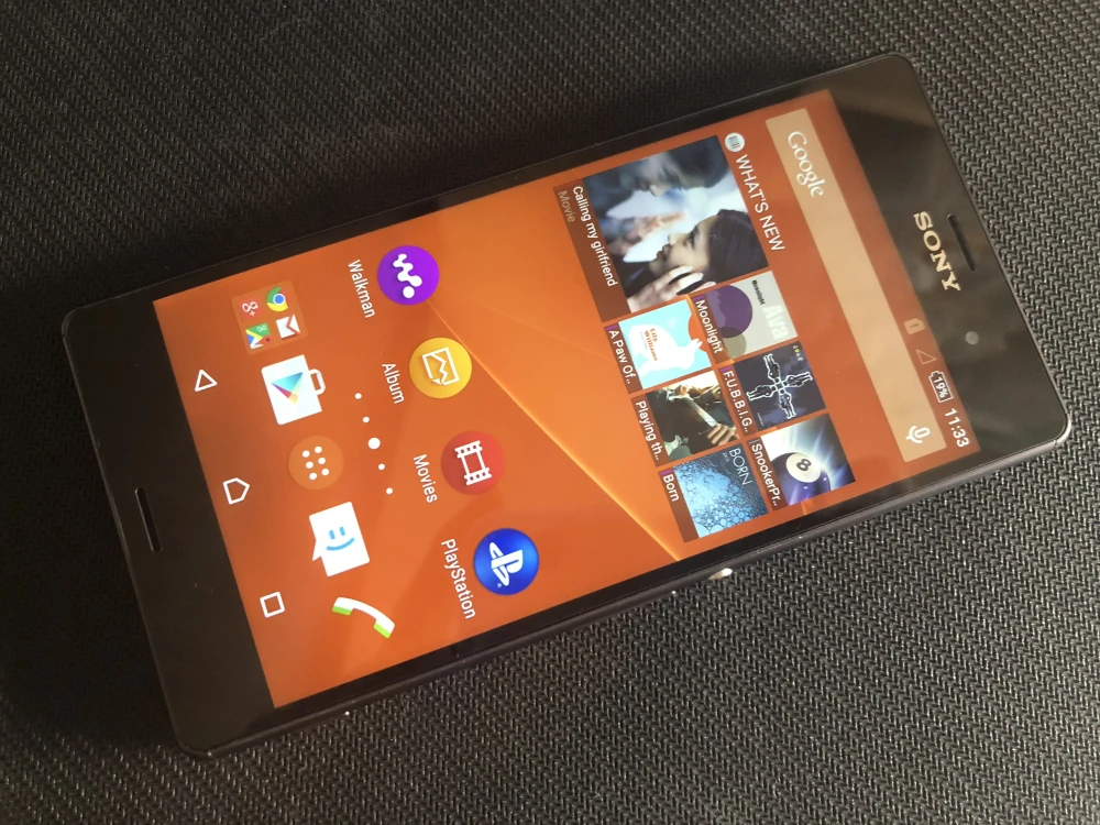 Разблокированный телефон sony Z3 D6603 D6653 NFC 5,2 дюймов четырехъядерный 4G LTE Android мобильный телефон 16 Гб rom 3 Гб ram wifi gps мобильный телефон