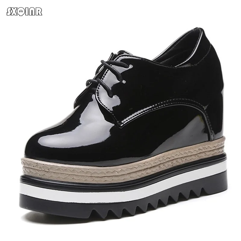 Модная весенняя женская повседневная обувь новинка 2019 на плоской платформе из