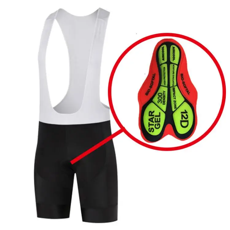 6 Горячие 12D мягкие Culotte Coolmax гелевая велобрюки Короткие MTB велосипедные гонки нагрудник шорты дышащий детский нагрудник брюки для лета - Цвет: 6