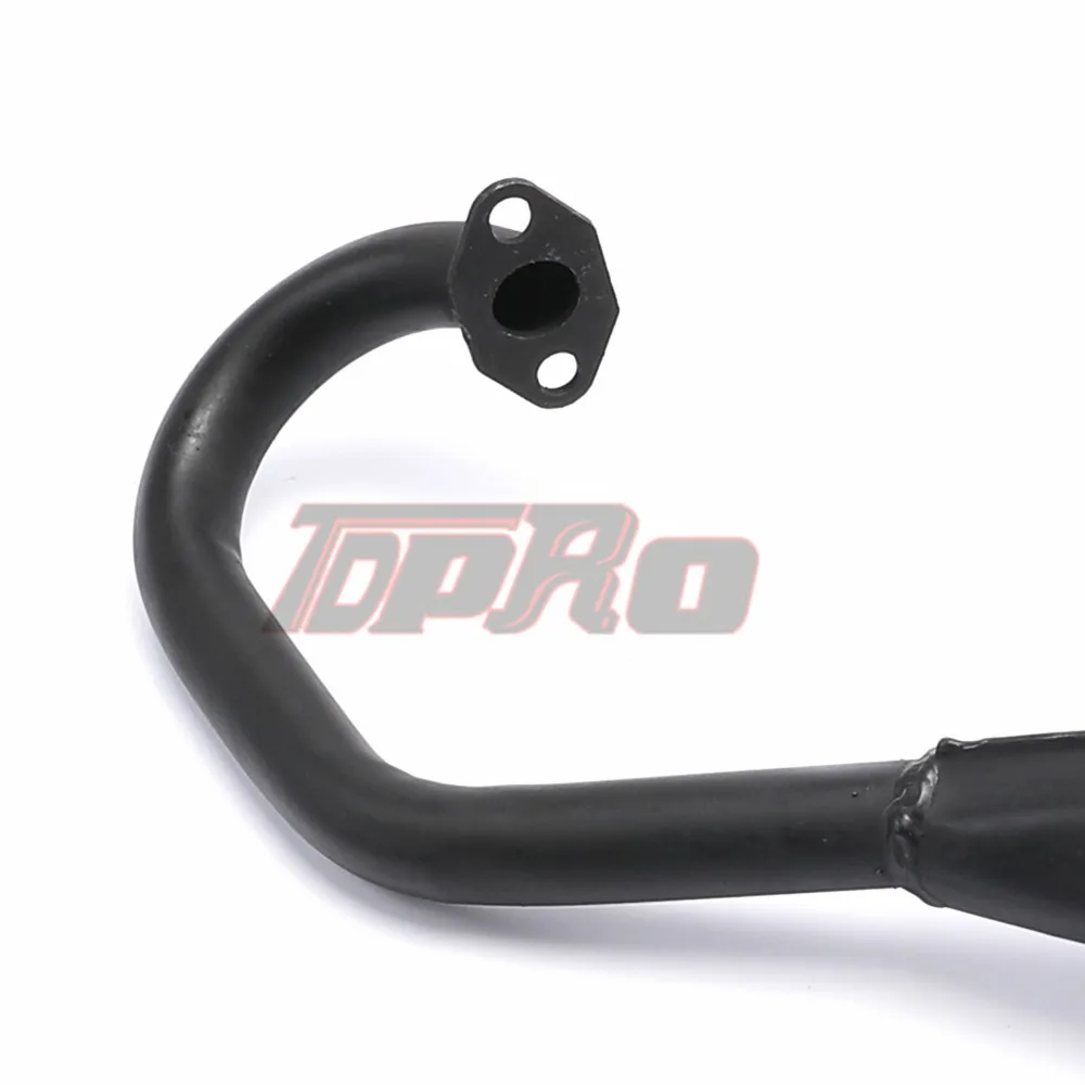 TDPRO 613 мм глушитель выхлопной трубы для 2 такта 43CC 47cc 49cc мини-мотор Quad Dirt Monkey Карманный питбайк ATV Скутер