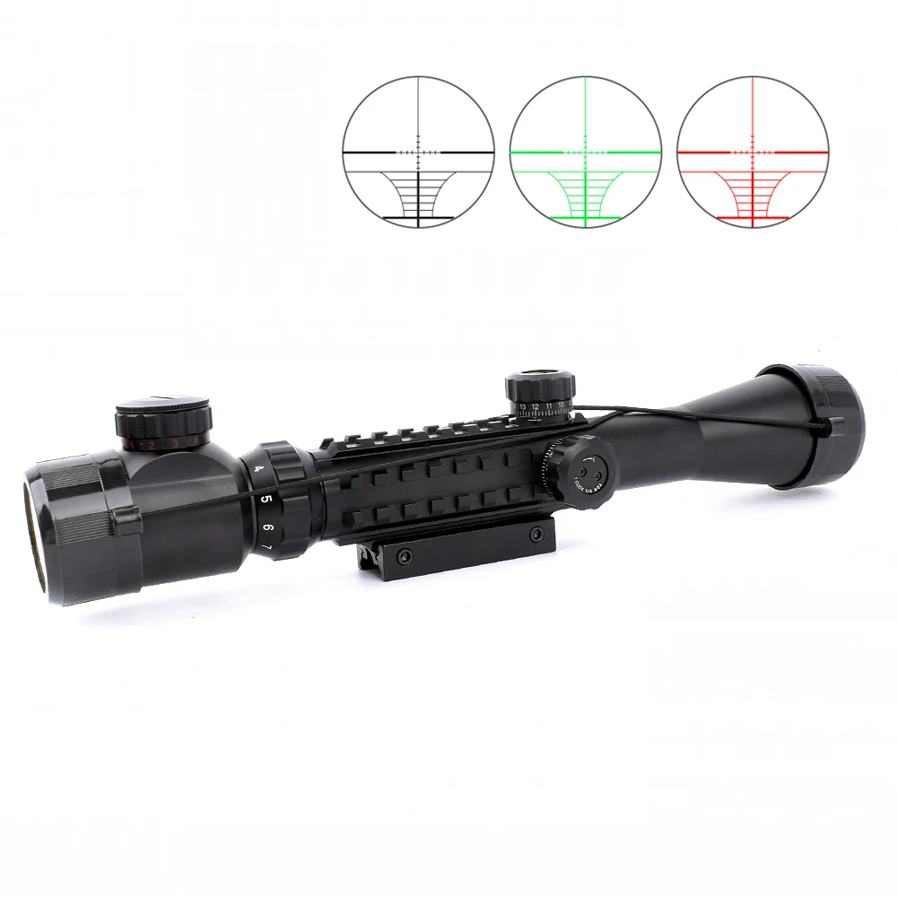 Оптика Riflescope 3-9x40 ночного видения оптическое светящееся устройство прицеливания снайперская винтовка прицел AR15 AR10. 223/. 308