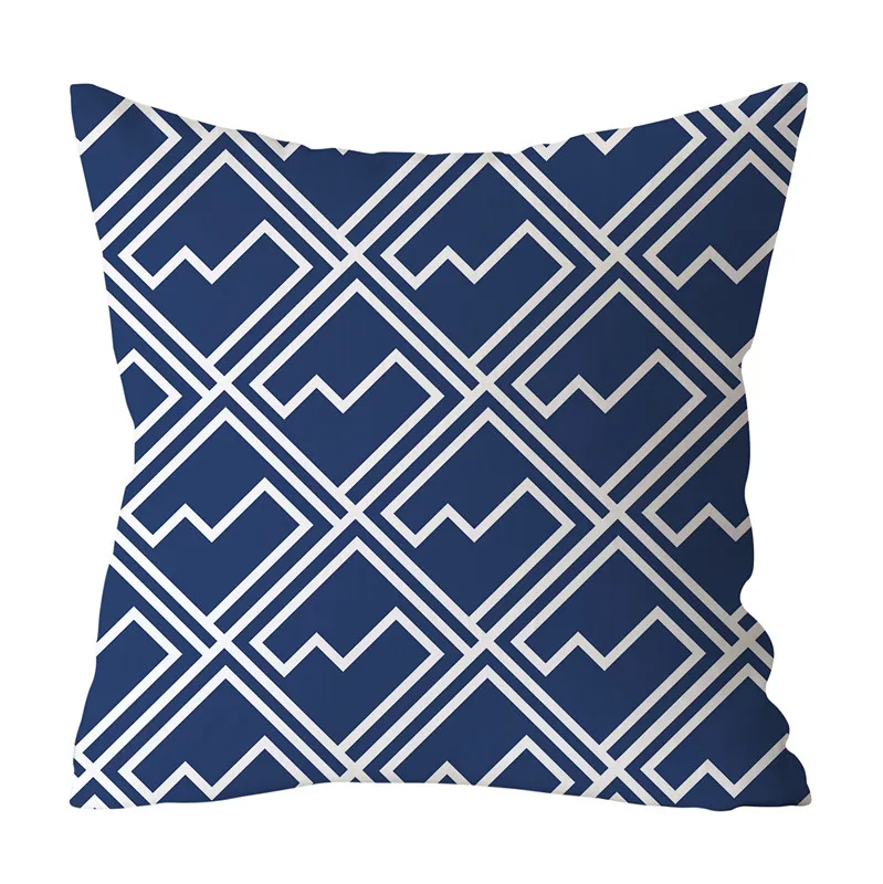Home Decor геометрический бархат Чехлы 45x45 см темно-Boho Цветок шевронная точка наволочка Спальня Подушка для украшения дивана случае