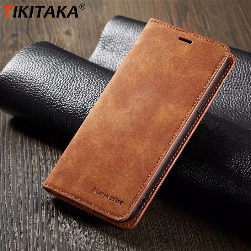 Чехол-Кошелек Tikitaka для iPhone 11 Pro Max XS XR X XS MAX 11 11Pro 6 6S Plus 8 7 Plus, кожаный чехол-книжка с магнитной застежкой
