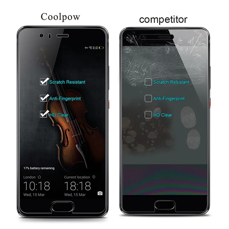 9 H взрывозащищенные Экран протектор для huawei P10 Lite плюс P20 Pro P8 P9 P Smart Коврики 10 Honor 7 8