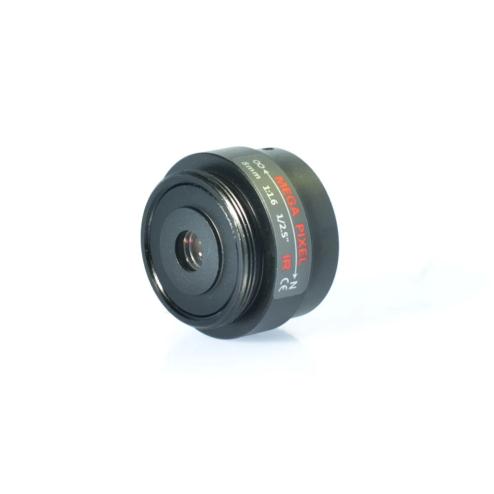 Ручной зум-фокус радужной Радужки объектив видеонаблюдения 8 мм F1.6 1/2 5 дюймов 3